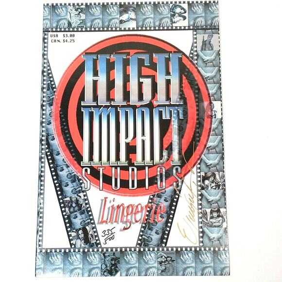 High Impact Studios Lingerie LTD Edition #335/500 W/COA Autographed - Picture 1 of 5